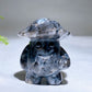 1.9" Mixed Crystal Mushroom Kid Carving Wholesale