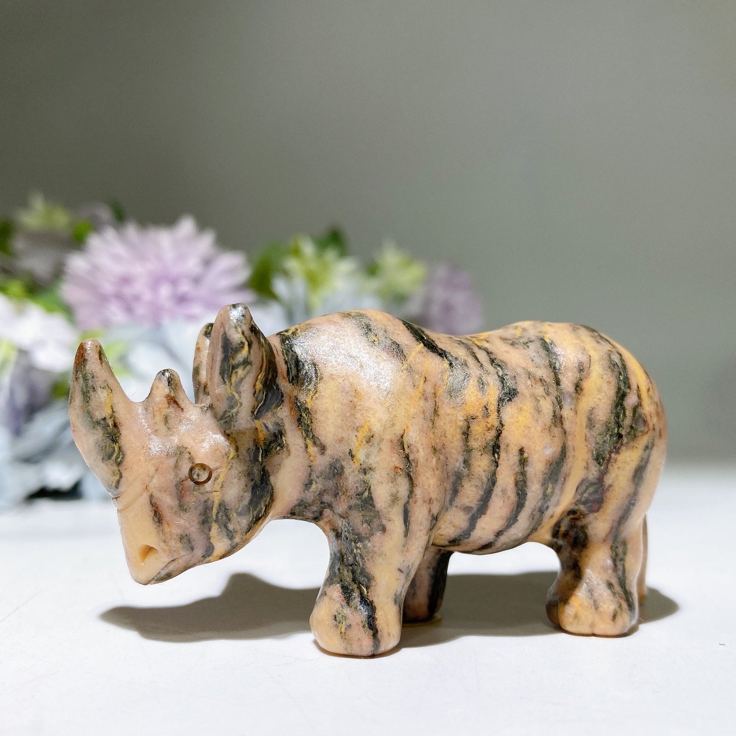 2.8" Crystal Dinosaur Carving Crystal Healing Bulk Wholesale