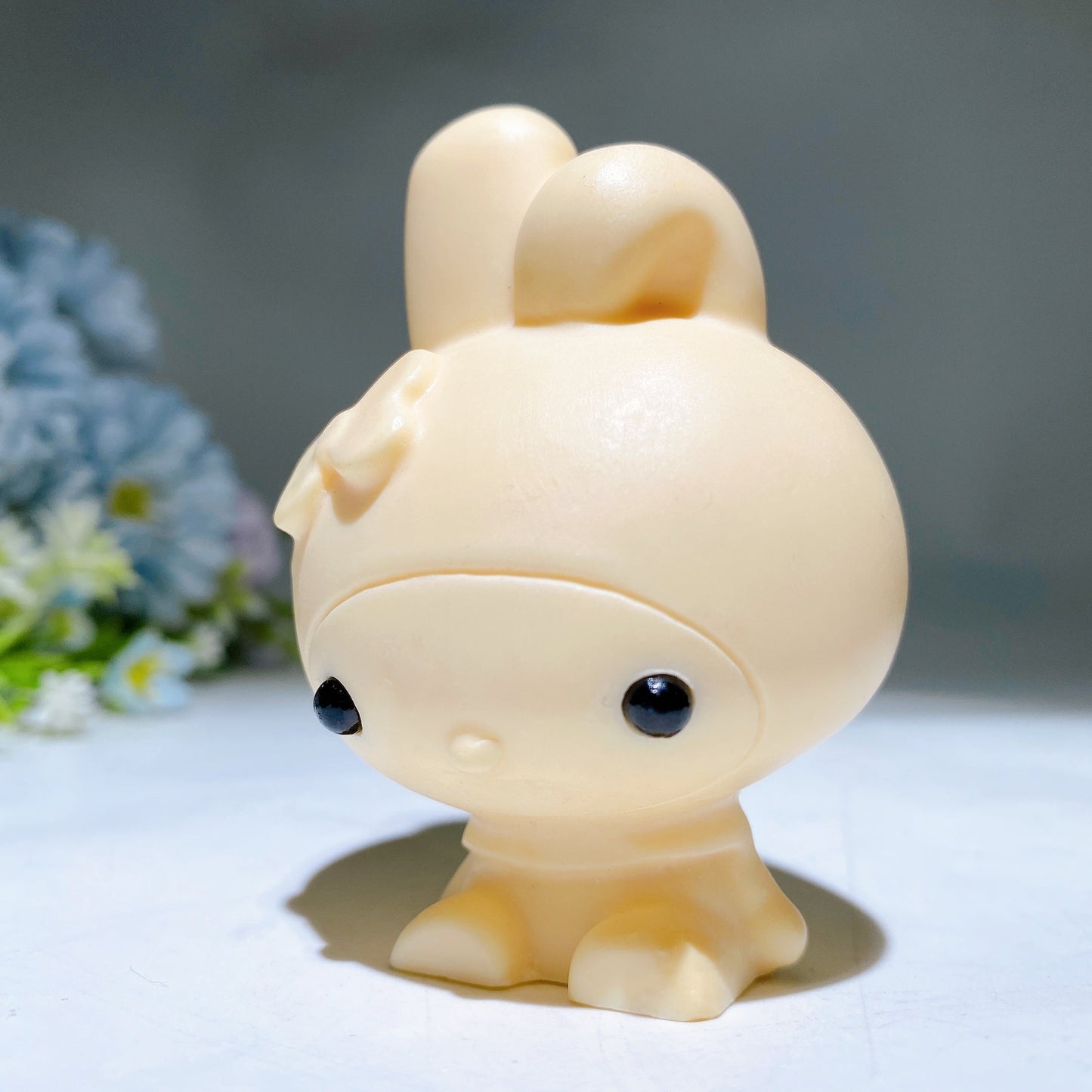 3.0" Ivory Nut Melody Carving Crystal Healing Bulk Wholesale