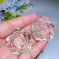 1.5" Opalite Flower Carving Crystal Healing Bulk Wholesale