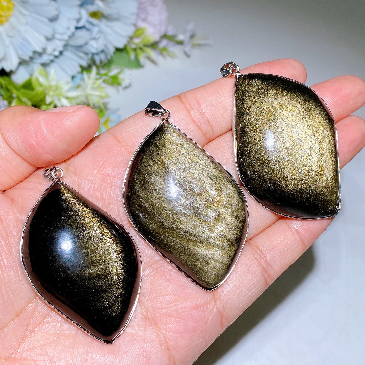 Cooper Silver Plated Pendant Crystal Healing Bulk Wholesale