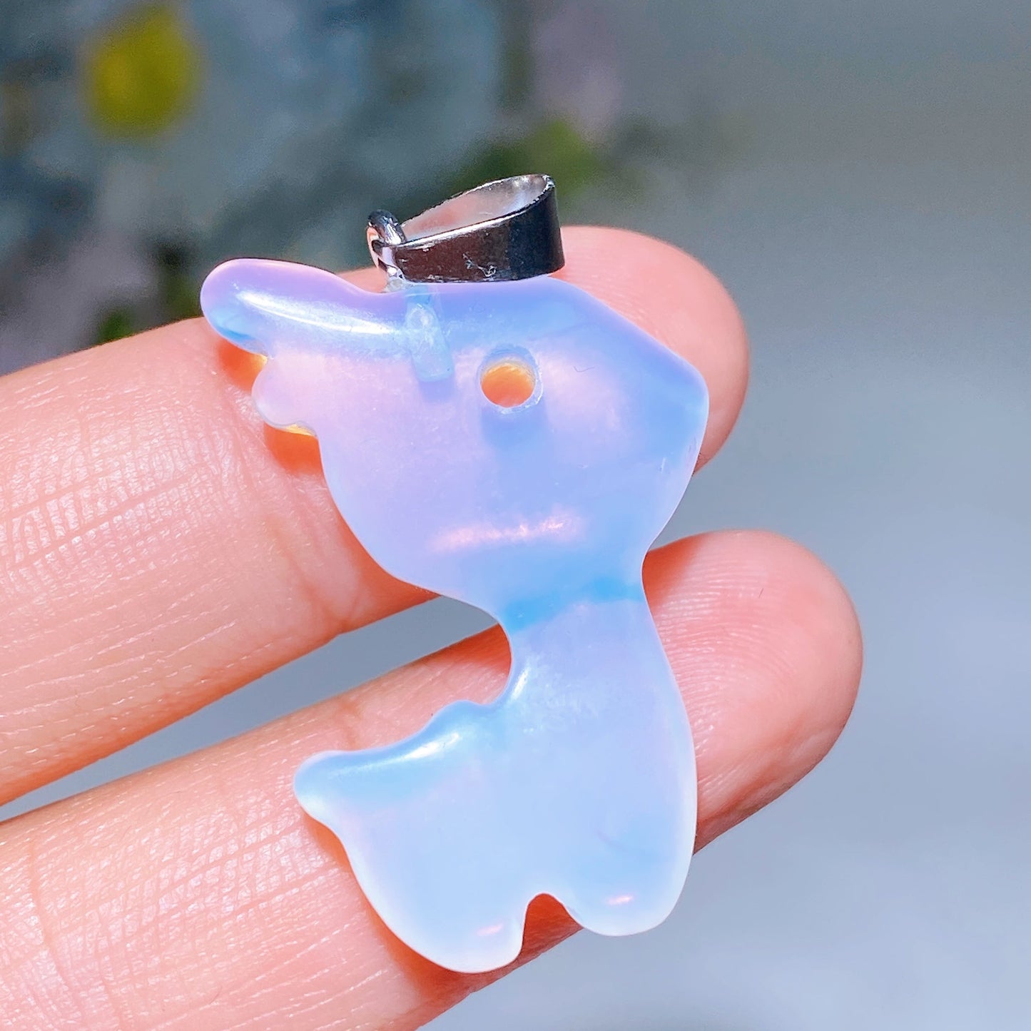 1.2" Crystal Deer Pendant Crystal Healing Bulk Wholesale