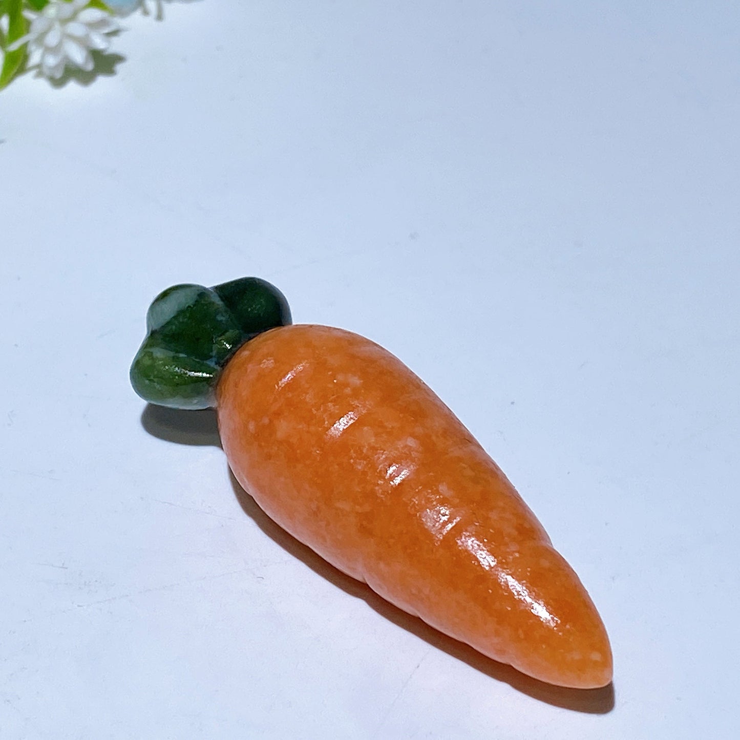 2.4"-4.9" Sunstone Serpentine Carrot Carving Crystal Healing Bulk Wholesale