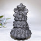 4.6" Schungite Christmas Tree Carving Crystal Healing Bulk Wholesale
