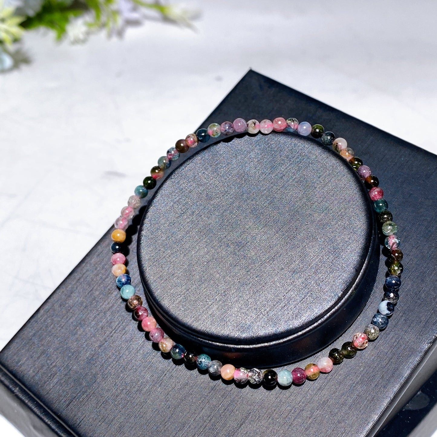 2mm 5mm Colorful Tourmaline Bracelet Crystal Healing Bulk Wholesale