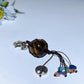 Crystal Key Chain with Chakra Chips Tassel & Metal Life Tree Decor Crystal Healing Bulk Wholesale