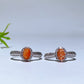 Cooper Silver Plated Arusa Sunstone Ring Crystal Healing Bulk Wholesale