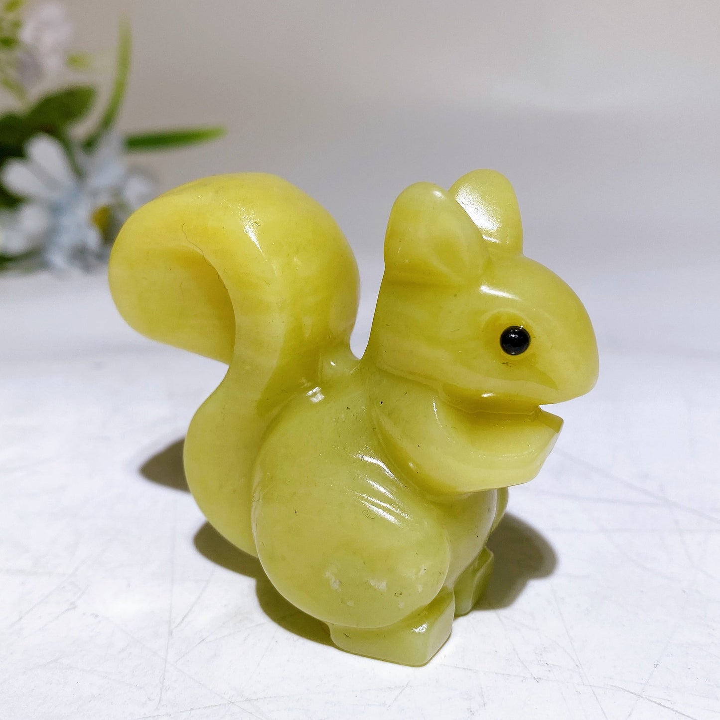 2.4" Crystal Squirrel Carving Crystal Healing Bulk Wholesale