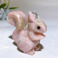 2.4" Crystal Squirrel Carving Crystal Healing Bulk Wholesale