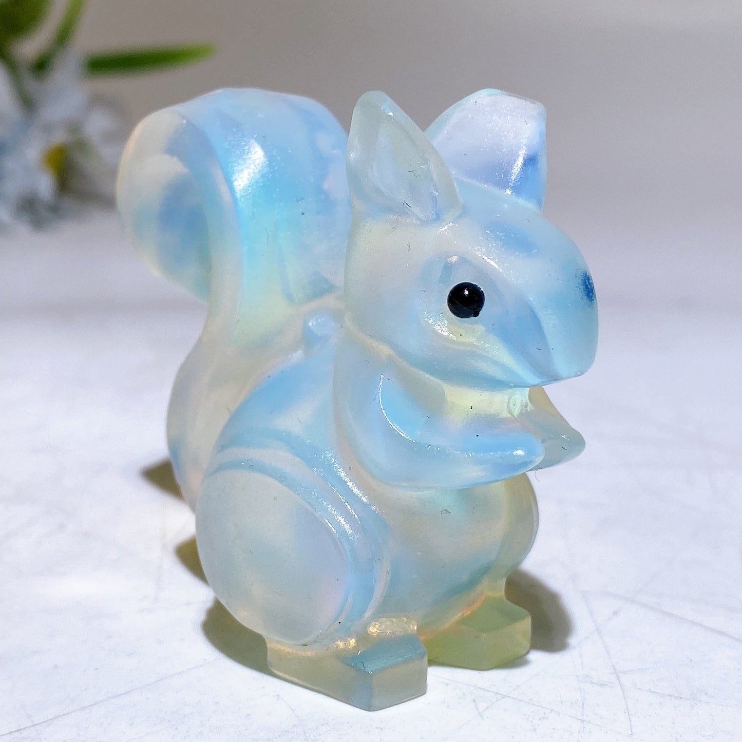2.4" Crystal Squirrel Carving Crystal Healing Bulk Wholesale