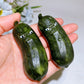 3.0" Serpentine Cucumber Vegetable Carving Crystal Healing Bulk Wholesale