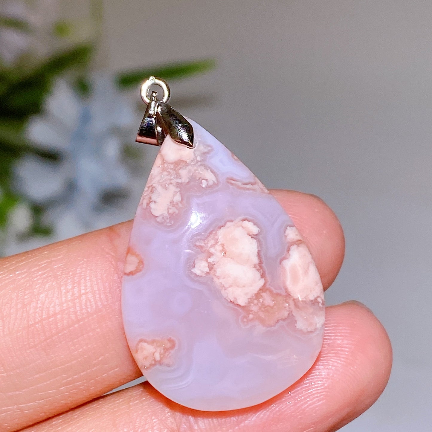 Cotton Candy Agate Pendant Crystal Healing Bulk Wholesale