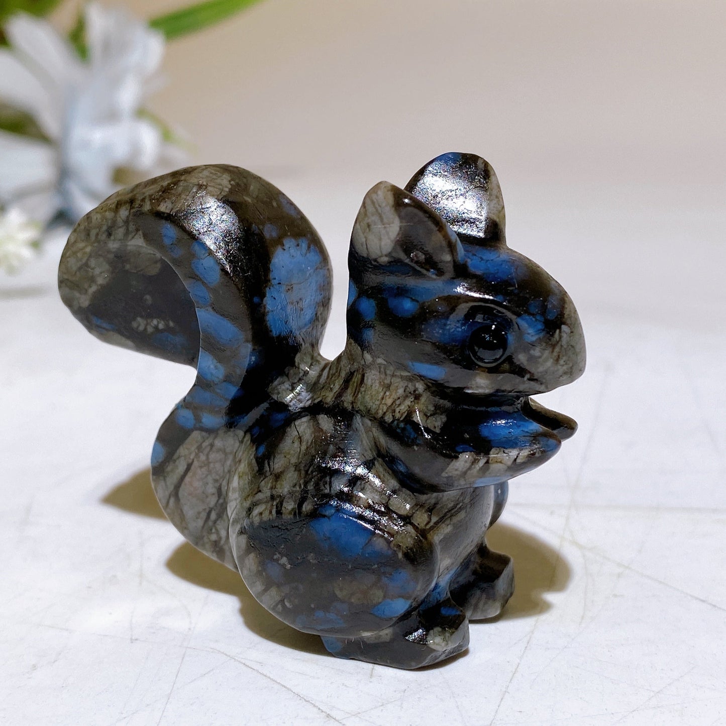 2.1“ Crystal Squirrel Carving Crystal Healing Bulk Wholesale