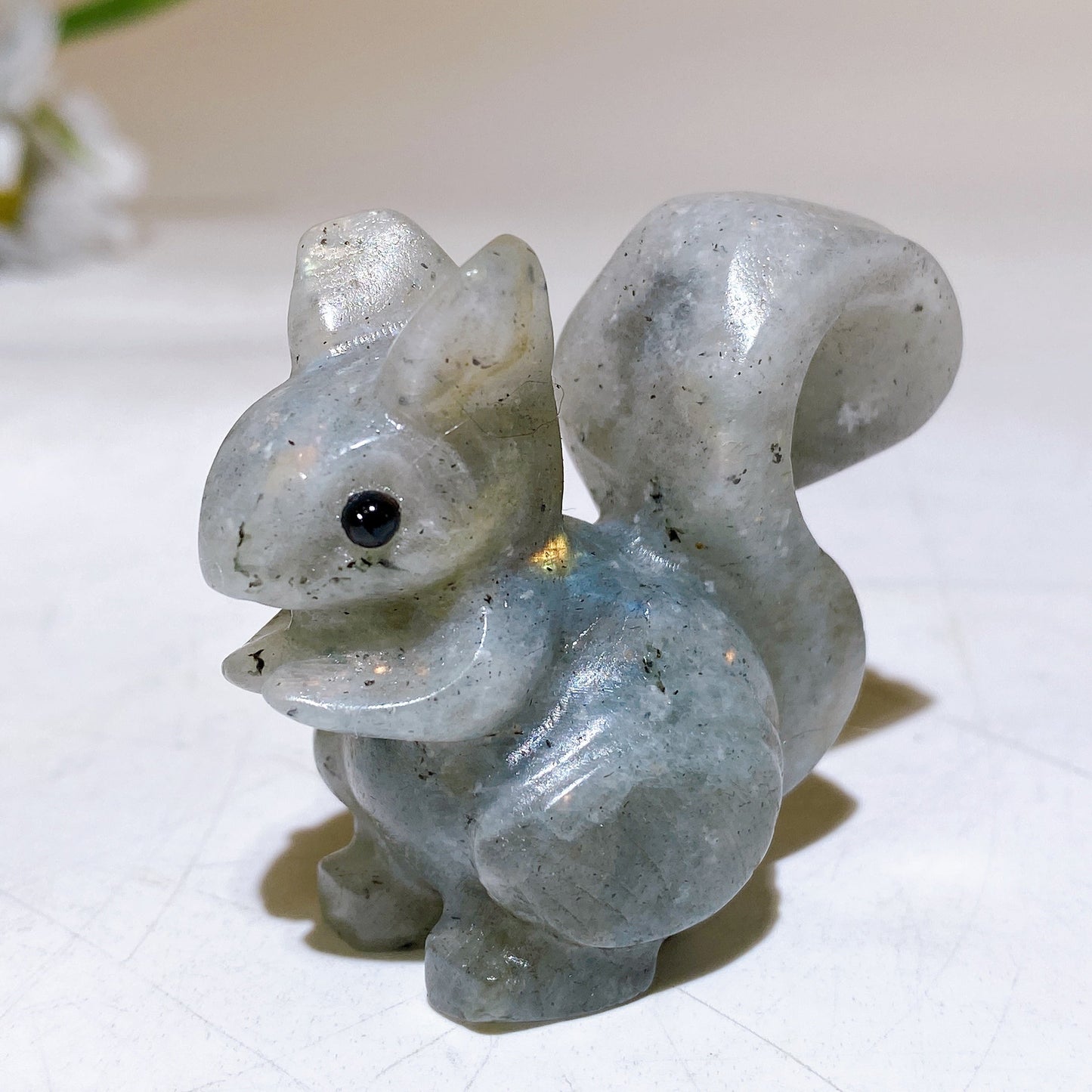 2.1“ Crystal Squirrel Carving Crystal Healing Bulk Wholesale