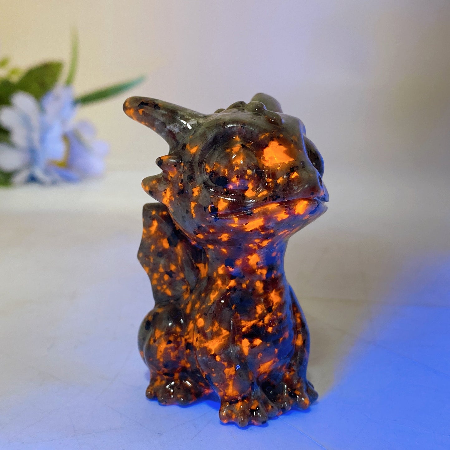 2.4" Crystal Dragon Carving Crystal Healing Bulk Wholesale