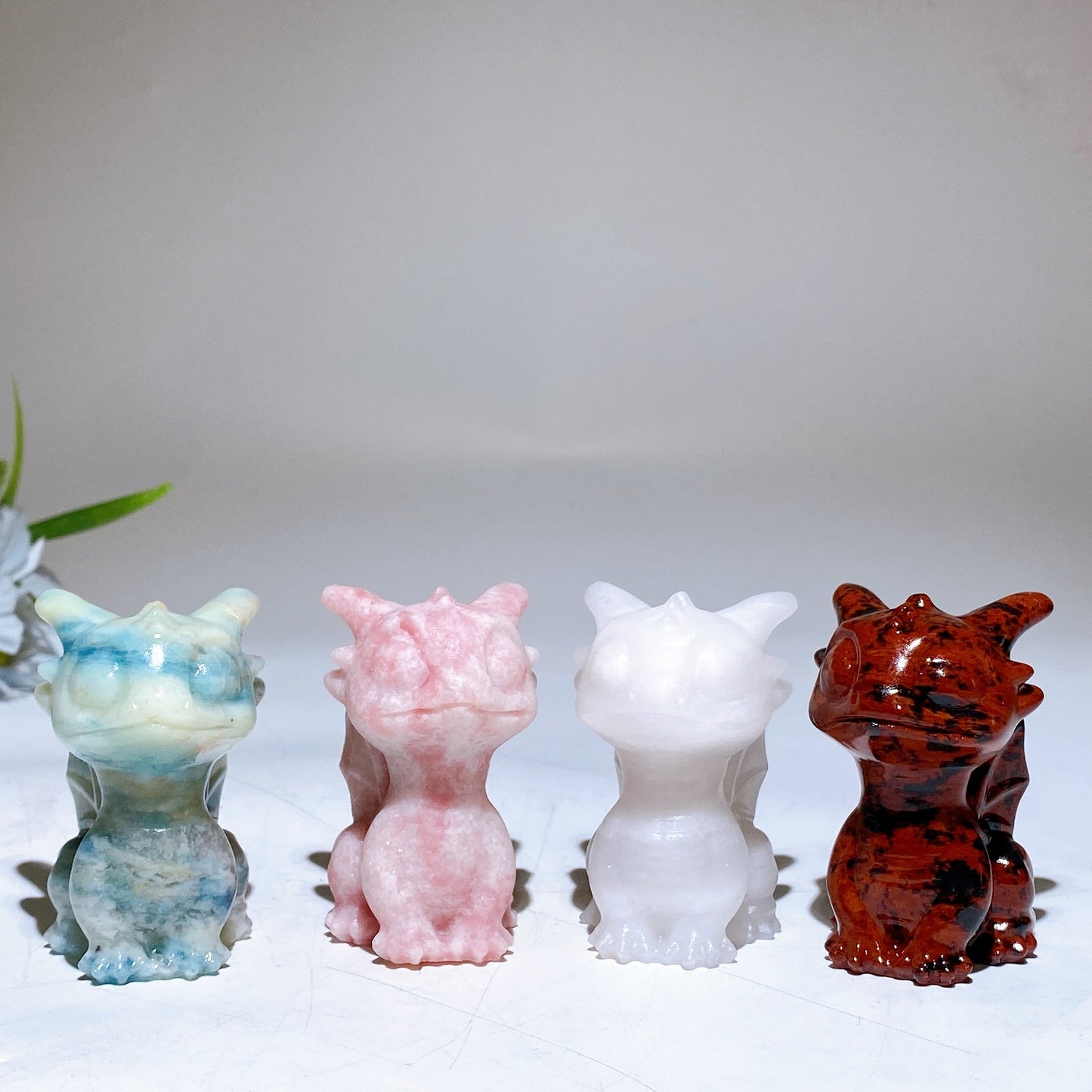 2.4" Crystal Dragon Carving Crystal Healing Bulk Wholesale