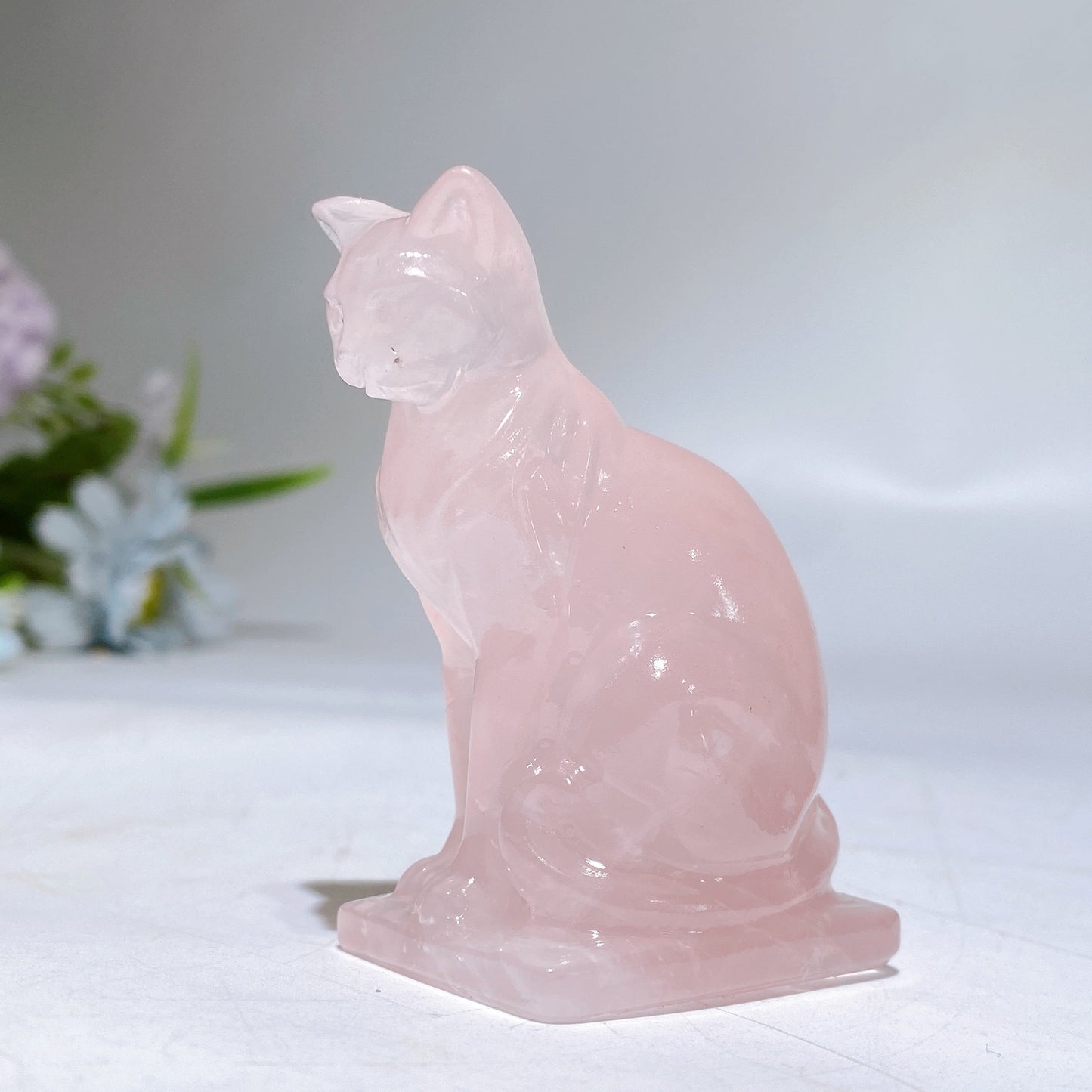 2.6" Crystal Cat Carving Crystal Healing Bulk Wholesale