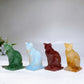 2.6" Crystal Cat Carving Crystal Healing Bulk Wholesale