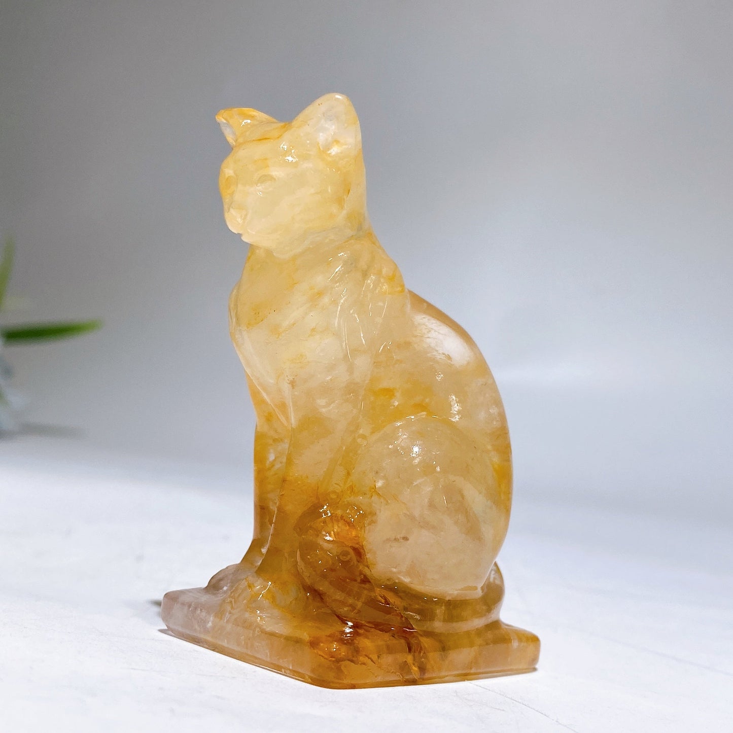 2.6" Crystal Cat Carving Crystal Healing Bulk Wholesale