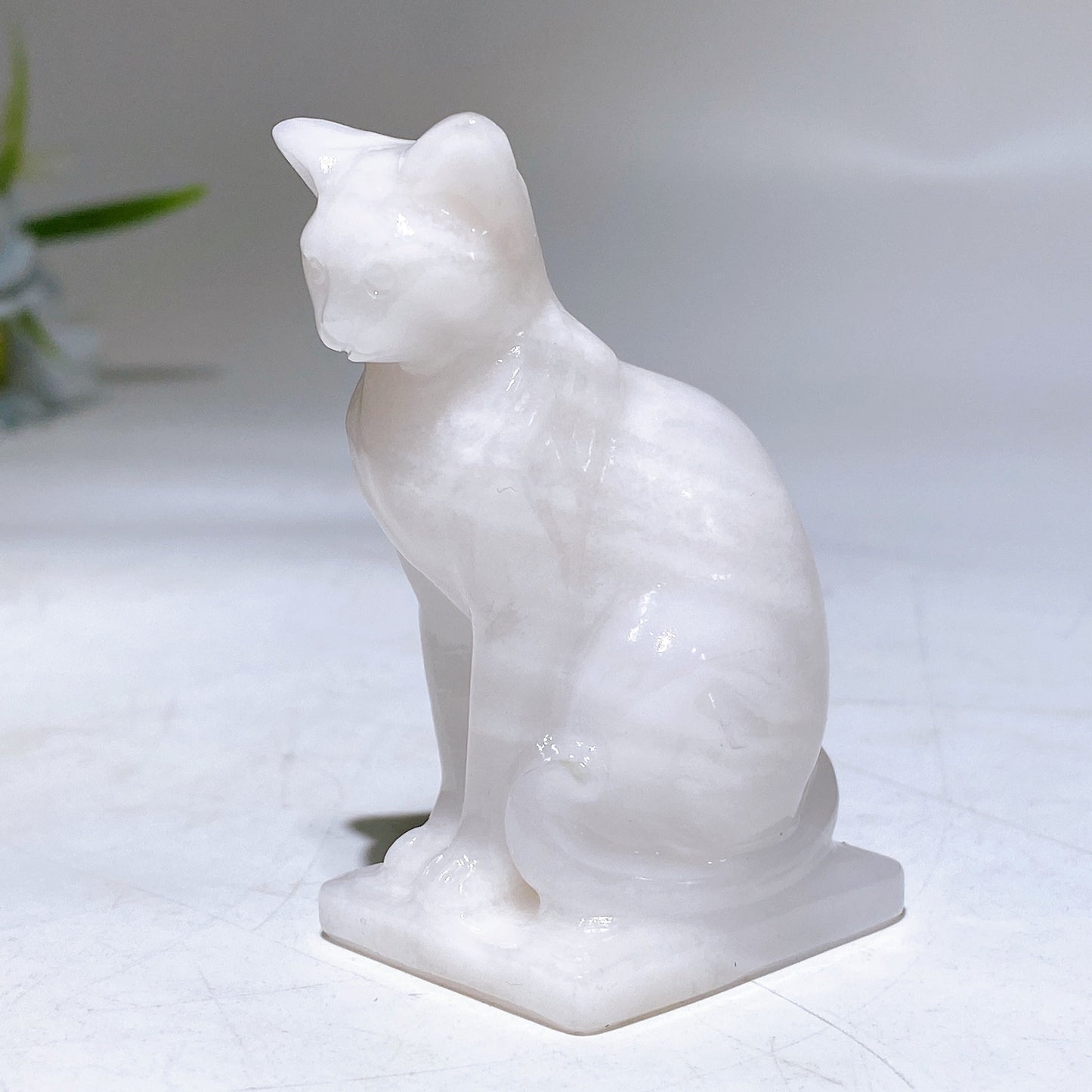 2.6" Crystal Cat Carving Crystal Healing Bulk Wholesale