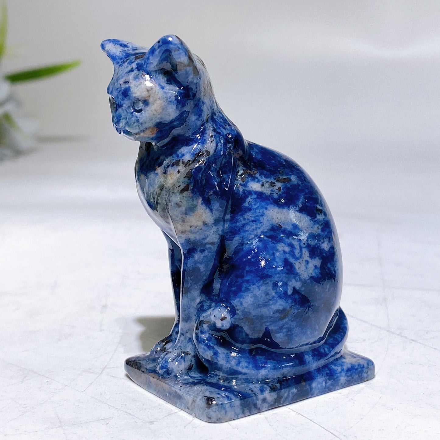2.6" Crystal Cat Carving Crystal Healing Bulk Wholesale