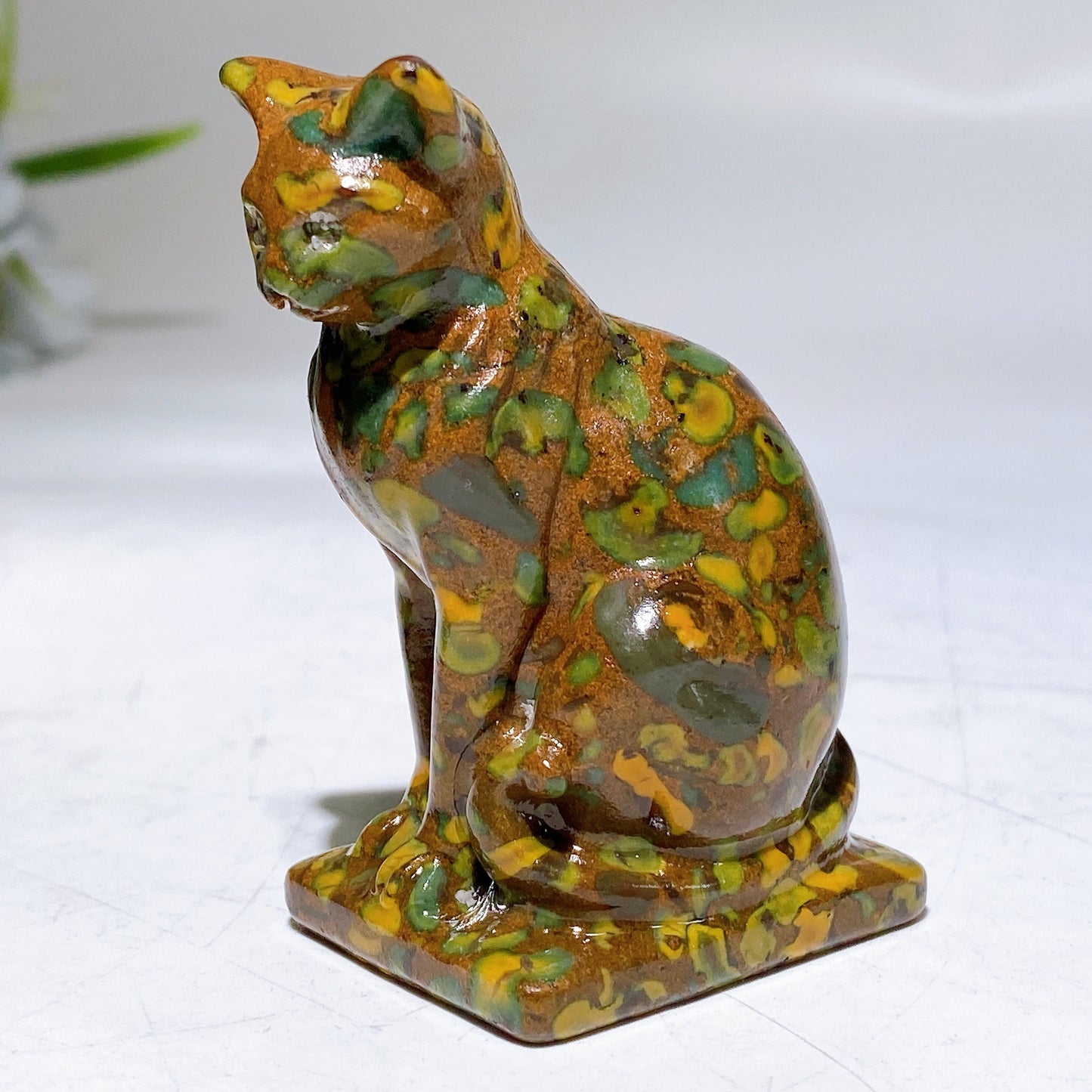2.6" Crystal Cat Carving Crystal Healing Bulk Wholesale