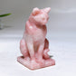 2.6" Crystal Cat Carving Crystal Healing Bulk Wholesale