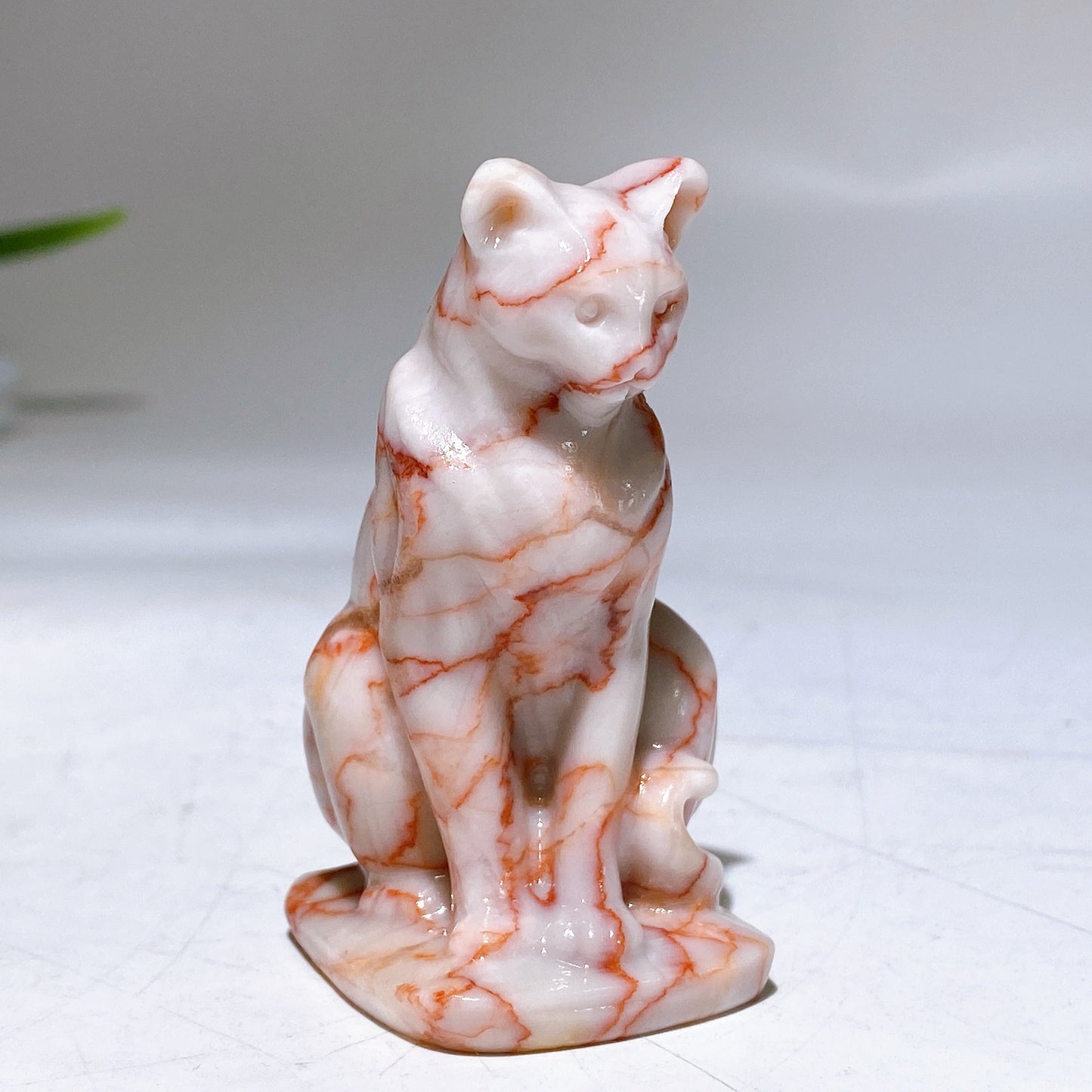 2.6" Crystal Cat Carving Crystal Healing Bulk Wholesale
