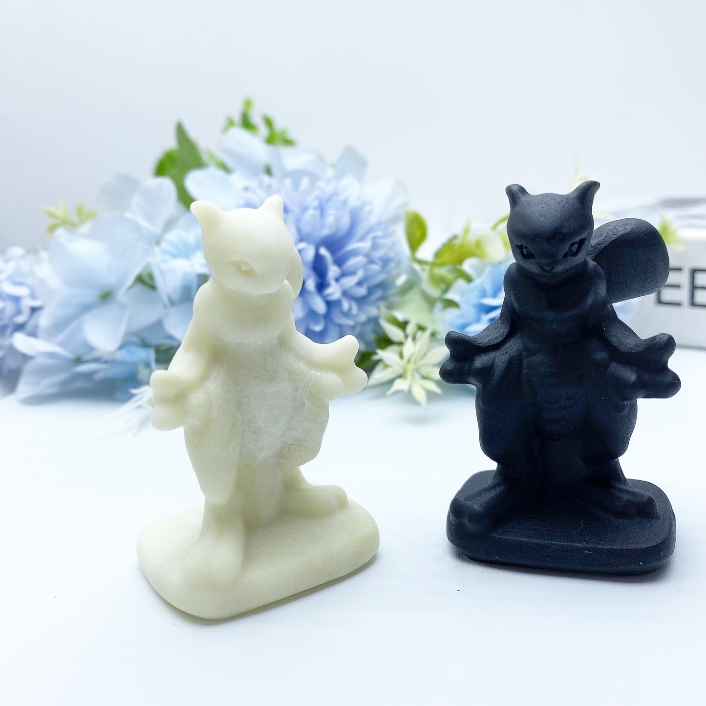 2.5" Mewtwo Pokemon Crystal Carvings Bulk Wholesale