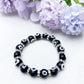 8-10mm Colored Crystal Evil Eye Bracelet Bulk Wholesale