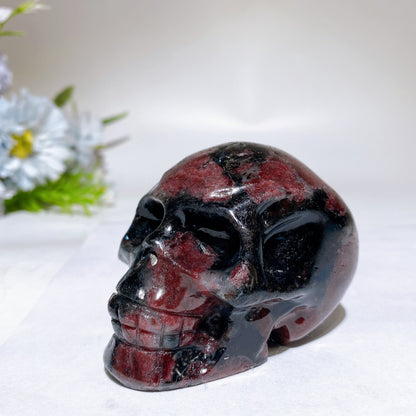 3.0" Serpentine Garnet Carving Crystal Healing Bulk Wholesale