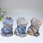 2.1” Banded Agate Lion Carving Crystal Healing Bulk Wholesale