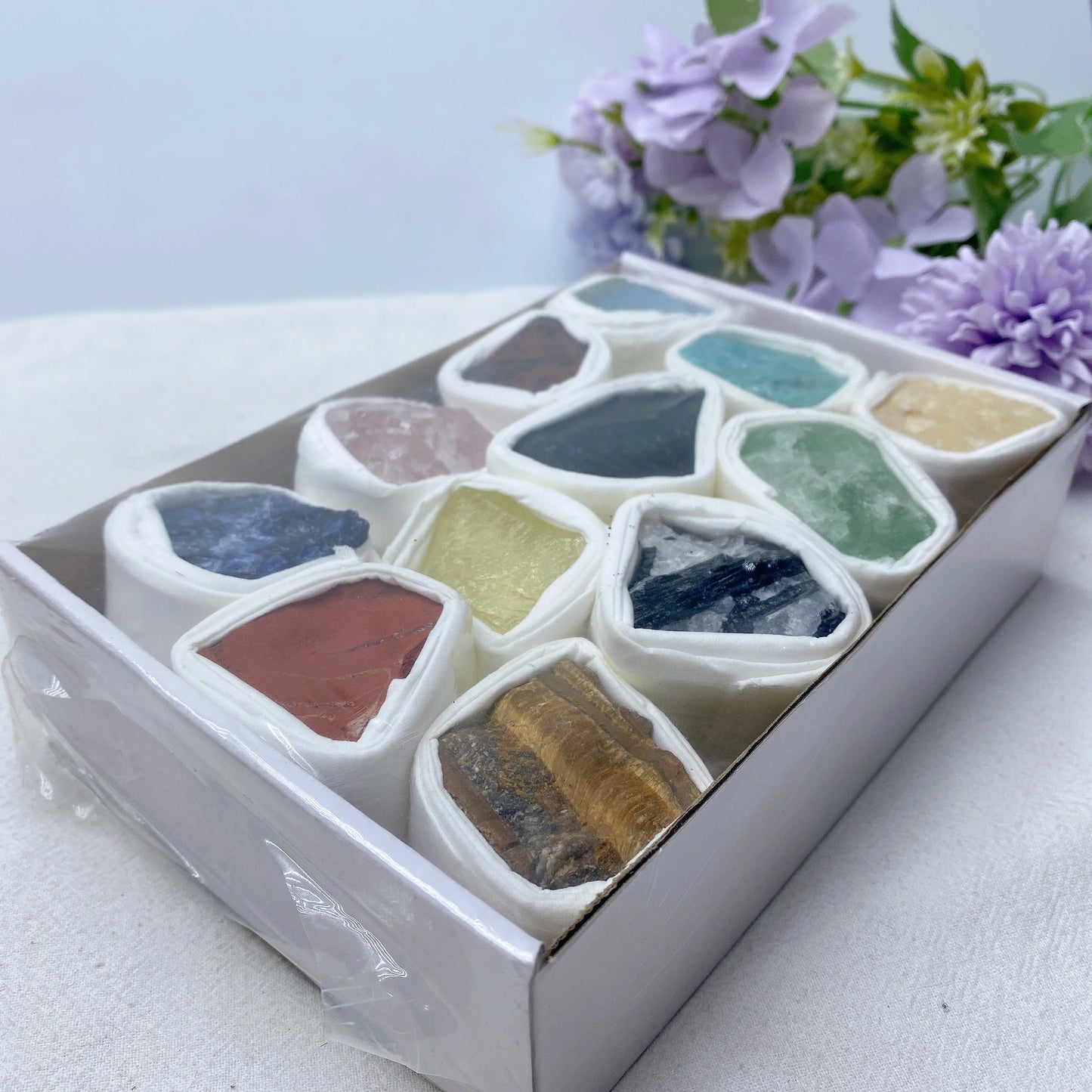 Mixed Crystal Raw Stone Collection Box Bulk Wholesale