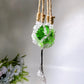 45cm Crystal Chips Web with Rope Hanging Ornament Crystal Healing Bulk Wholesale