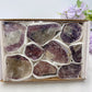 Purple Mica Raw Stone Collection Box Bulk Whoesale