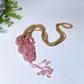 45cm Crystal Chips Web with Rope Hanging Ornament Crystal Healing Bulk Wholesale