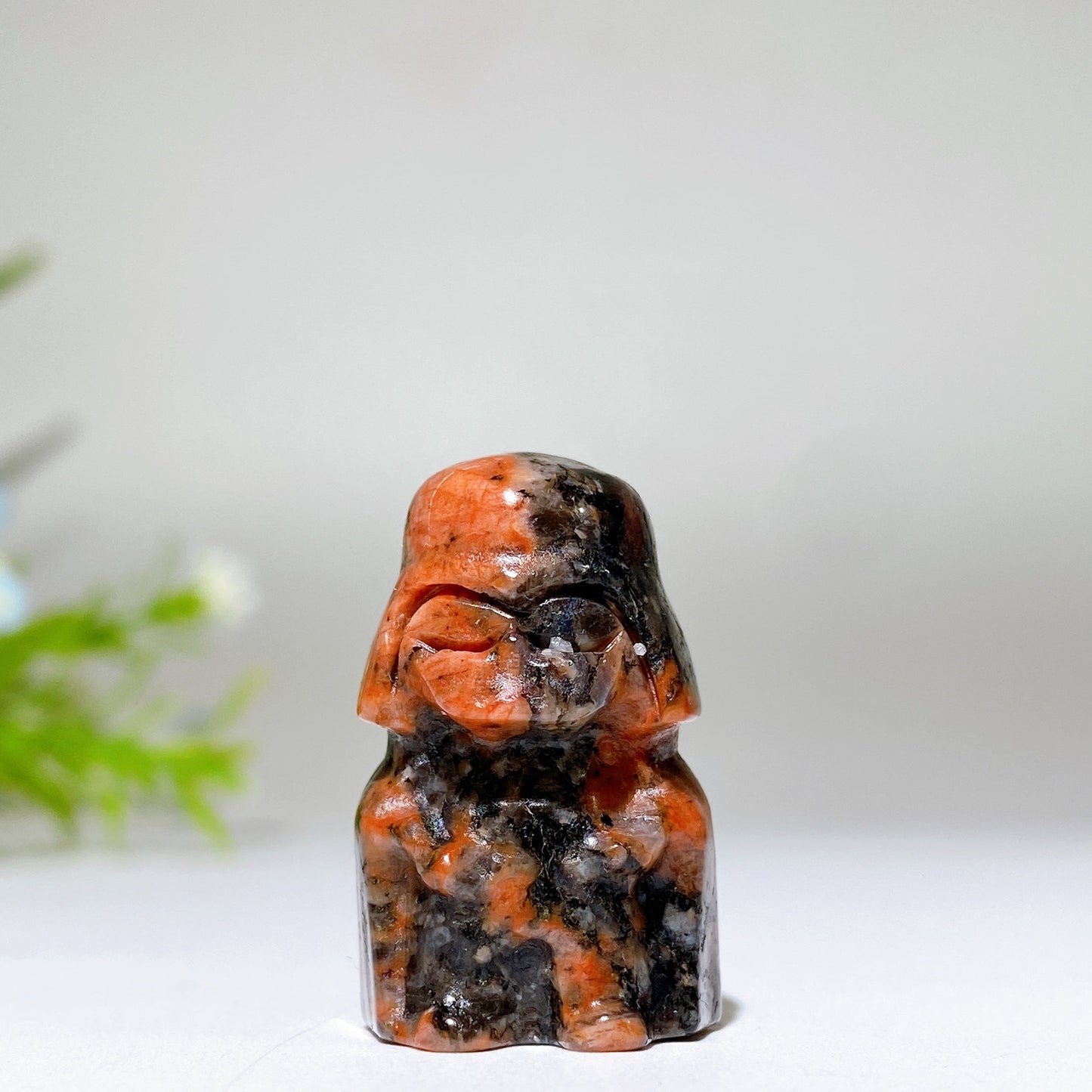 1.1" Crystal Darth Vader Carving Crystal Healing Bulk Wholesale