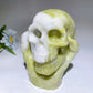 5.2" Jade Picasso Stone Ghost Hand Skull Carvings Crystal Healing Bulk Wholesale