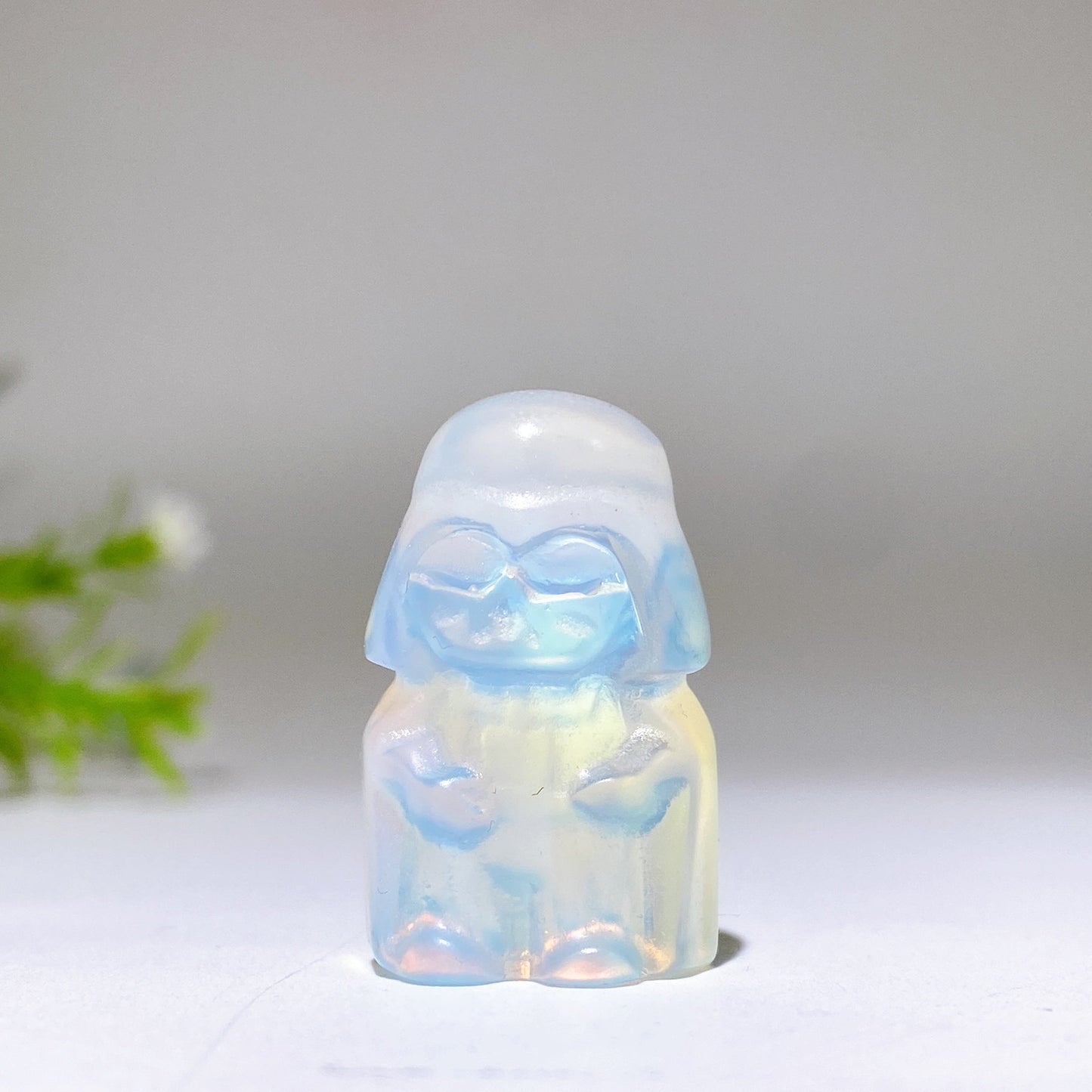 1.1" Crystal Darth Vader Carving Crystal Healing Bulk Wholesale