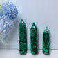 2.5"-4.0" Malachite Points Bulk Wholesale