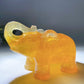 4.2" Greem Purple Yellow Fluorite Elephant Carvings Crystal Healing Bulk Wholesale