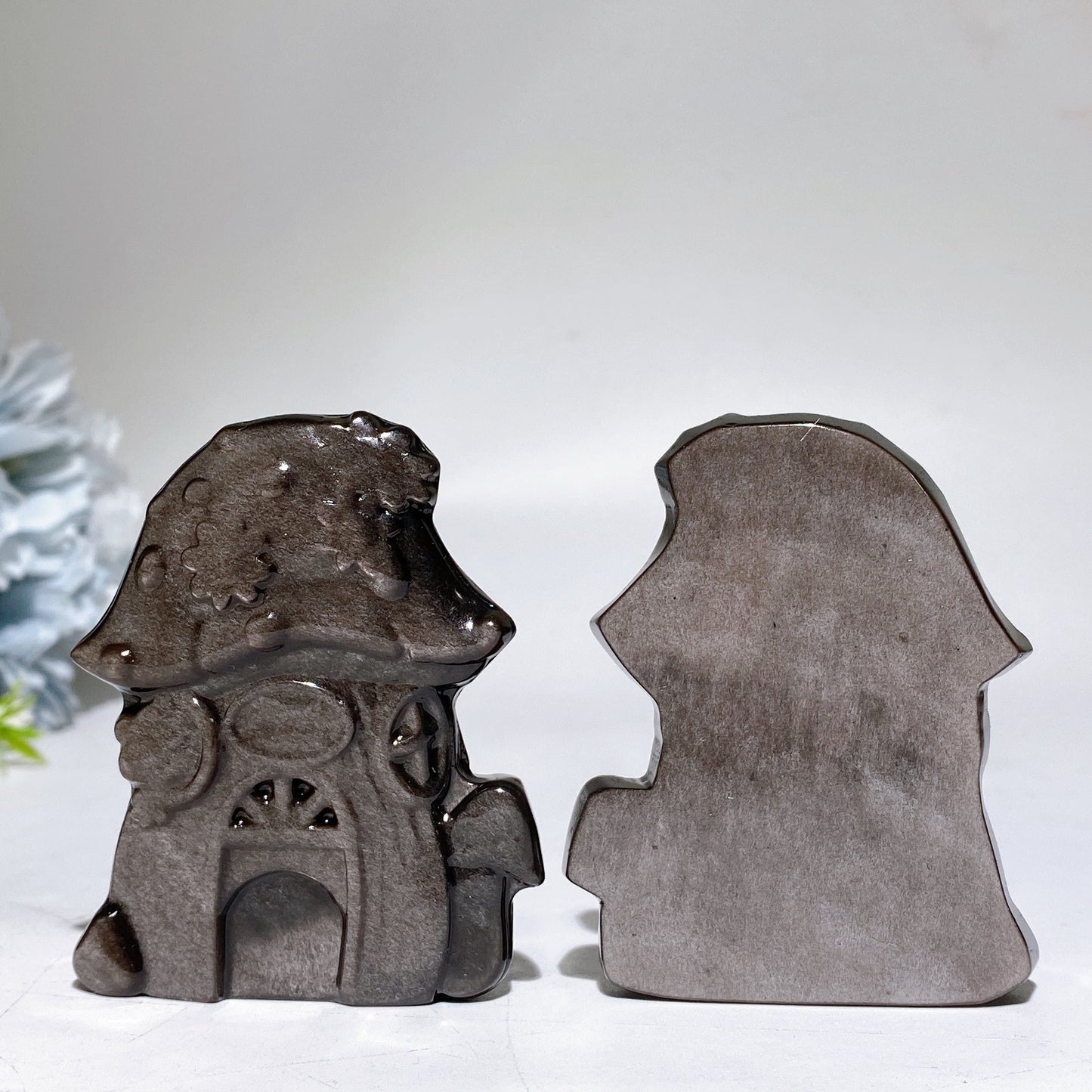 2.8" Mushroom House Carving Crystal Healing Bulk Wholesale