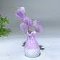 Raw Amethyst Flower Mini Vase Free Form Crystal Healing Bulk Wholesale