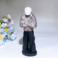6.0" Crystal Skull-man with Hoodie & Black Obsidian Pants Carving Crystal Healing Bulk Wholesale