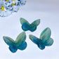 2.3" Blue Fluorite Sky Blue Butterfly Carving Crystal Healing Bulk Wholesale