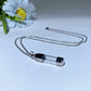 Black Golden Silver Color Crystal Jar Necklace Crystal Healing Bulk Wholesale