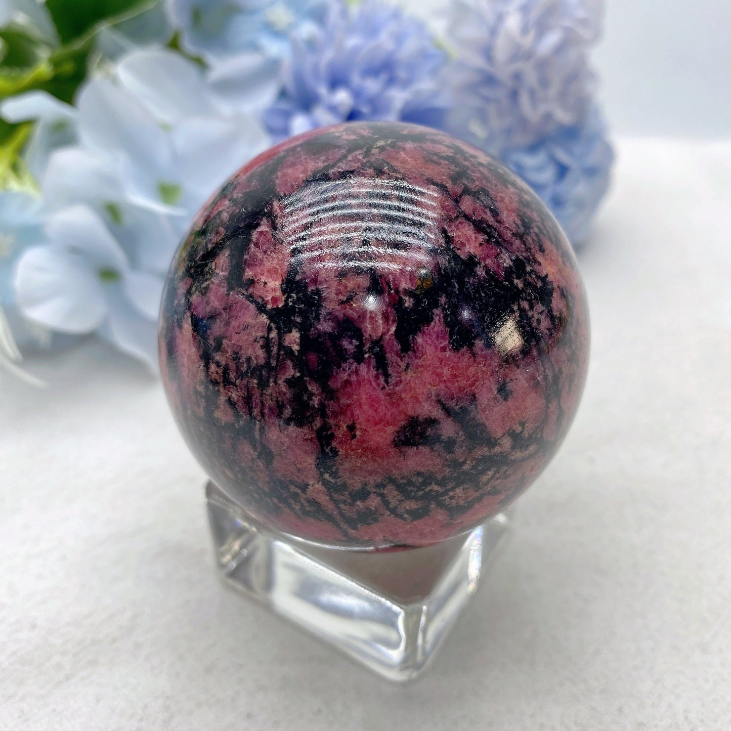 2.0"-4.0" Rhodonite Sphere Bulk Wholesale