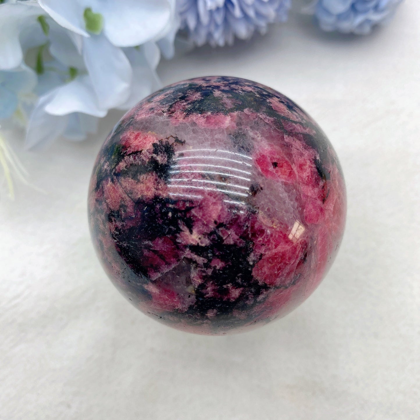 2.0"-4.0" Rhodonite Sphere Bulk Wholesale