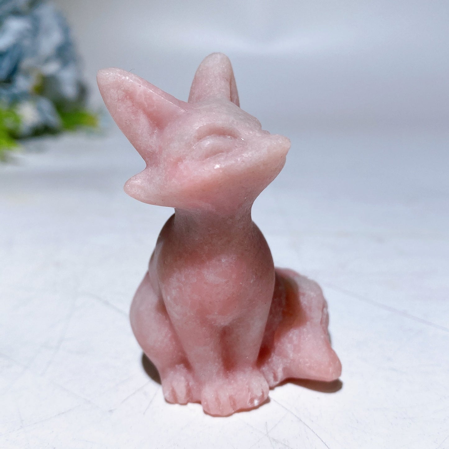 2.1"-2.3" Crystal Fox Carving Crystal Healing Bulk Wholesale