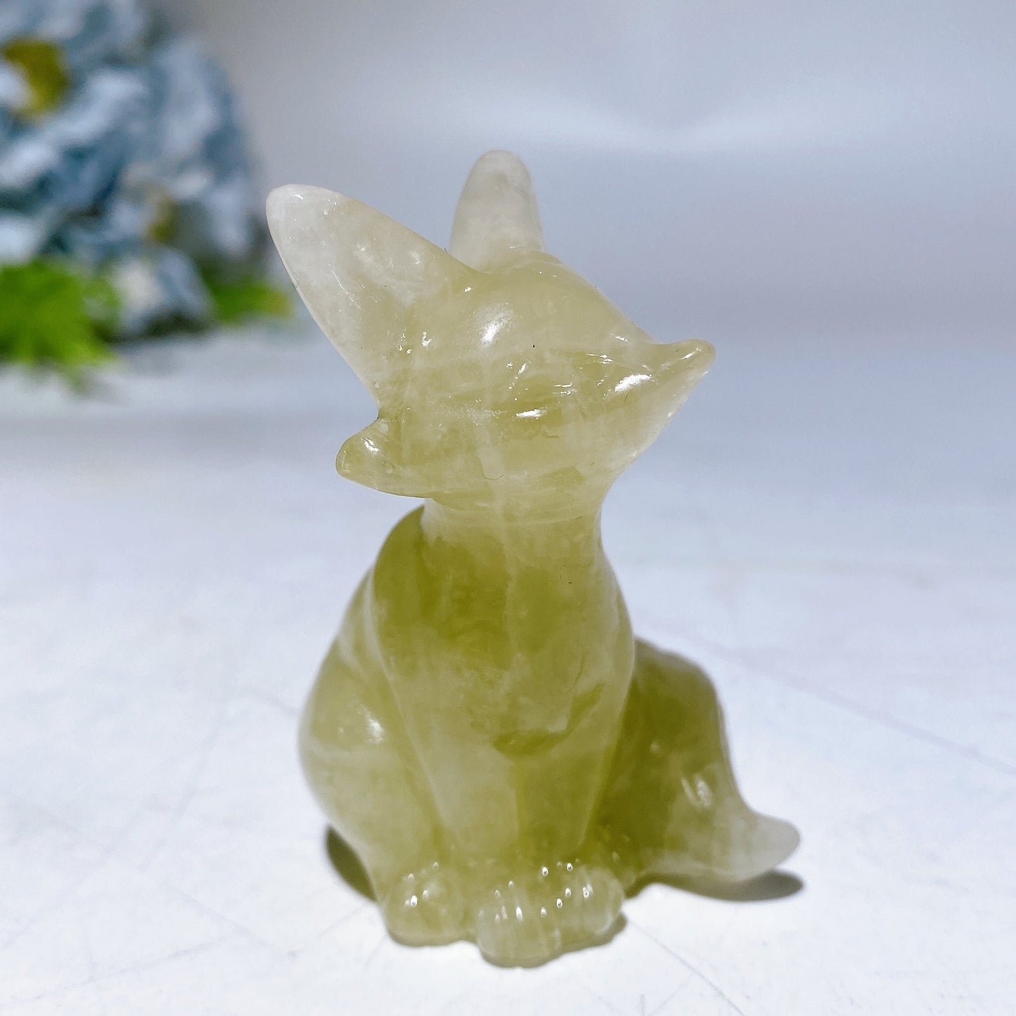 2.1"-2.3" Crystal Fox Carving Crystal Healing Bulk Wholesale